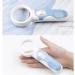 Magnifying Glass with Light 5X for Reading Inspection Hobbies - with a Lens Cloth Bag Magnifier/Blue Comfortable Anniversary - Buy Online on GoSupps.com