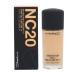 MAC Studio Fix Fluid SPF 15 NC20 Clear - Acne & Blemish Fighting Foundation - Buy Online on GoSupps.com