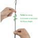 Deerseeker Dacron Bow String Set - 14 Strand Replacement Bowstring for Recurve Bow - 48-70 inches - Archery AMO 62 - 2 Nock Points Included - Buy Online on GoSupps.com