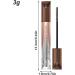 Glitter Mascara for Women | Lengthening Formula Anti-Smudge Mascara Eyelash Cosmetics Waterproof Makeup Mascara Lifting Curling Multiple Eye Makeup - Buy Online on GoSupps.com