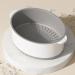 rongweiwang Quick And Easy To Drain And Clean Drain Basket For Kitchen Hollow Drainage Basket ABS Electric Vegetable Washing Basket - Buy Online on GoSupps.com