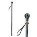 Solid Wooden Cane Wooden Round Head Cane Elderly Walking Stick Walker Crutches (A) Safehappy