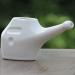 Traveller's Ceramic Neti Pot with 5 Sachets Neti Salt - Nasal Cleansing Kit - Buy Online on GoSupps.com