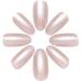 Coffin False Nails Natural Pink Press on Nails French Short Fake Nails Ballerina Acrylic Stick on Nails 24pcs for Women and Girls with solid glue nail lamp (Color : White Size : B) - Buy Online on GoSupps.com