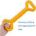 Atopo Robust Dog Toys - 13 Inch Bone-Shaped Rubber Toys for Large & Small Dogs | Teeth Cleaning & Gums Massage | Durable Interactive Play in Yellow - Buy Online on GoSupps.com