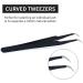 2pcs Stainless Steel Pointed Tweezers for Eyelash Extension and Nail Art - Precision Curved and Straight Tweezers for Rhinestone and Gem Pickup - Buy Online on GoSupps.com