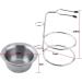 DEWIN Men's Stainless Steel Shaving Bowl Set - Premium Shaving Brush Holder & Soap Cup Bowl for Smooth Shaving Experience - Buy Online on GoSupps.com