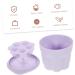 Healeved 2 Sets Makeup Brush Cleaning Bowl Makeup Brush Washing Too Silicone Brush Cleaning Pad Cleansing Brush Makeup Brush Cleaning Pad Brush Cleaner Kit Scrubber Self Made 8.5X8X6.8CMx2pcs Violetx2pcs - Buy Online on GoSupps.com