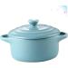 DEARMAMY Ceramic Soup Bowl 1pc Onion Ramen Bowl Stew Bowl Tagine Double Handle Bowl Soup Bowl Micro-Wave Oven Salad Bowl 13.00X9.80X7.50CM As Shown - Buy Online on GoSupps.com