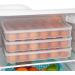 CWDRDX Egg Holder for Refrigerator Deviled Egg with Lid Fridge Egg Storage Stackable Plastic Egg Containers 24 Egg - Buy Online on GoSupps.com