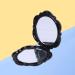 Lurrose Vintage Folding Plastic Rose Compact Mirror | Double Sided Travel Makeup Mirror - Buy Online on GoSupps.com