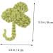 Operitacx 10pcs Socks Badge Sign Crocheted Shamrock Appliques Applique Patches Accessories Shoes and Hats - Buy Online on GoSupps.com