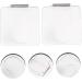 2 pi ces Palette de Maquillage pour Ongles Transparente Acrylique Palette de M lange Portable Ergonomique avec Poign e Incurv e Outil Cosm tique R utilisable pour Fond de Teint et - Buy Online on GoSupps.com
