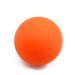 Massage ball 6cm diameter -as a lacrosse ball and fascia ball for self-massage and for trigger point therapy (precise treatment of tension) 6. Color (orange)
