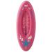 NUK bathing thermometer for safe swimming natural measuring liquid made of rapeseed oil made in Germany 1 piece pink 1 piece (1 pack) pink