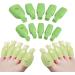 Uhat Plastic Finger Toe Nail Soak Off Cap Clips Nail Wipe Cotton Pads Double End Cuticle Pusher Scraper Gel Nail Polish Remover Tools Set (Toenail Soak Off Clips Green) - Buy Online on GoSupps.com