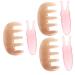 Magiclulu 3 sentences massage device scalp comb natural-jade-ridge slico gua Sha massage multifunctional tools combs massage plate scalpat care jade kamm tablets scratch massage boards pink