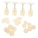 COHEALI 4 Sets DIY Molds for Moon Cake Baking Tools Stamp Moon Cake Machine Hand Pressure