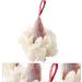 1pc Ice Cream Bath Ball Body Scrubber Sponge Ice Cream Loofah Sponge Mesh Pouf Bath Sponge Body Exfoliator Mesh Bath and Shower Sponge Men Body Wash Polyester Gel Girl Child White - Buy Online on GoSupps.com