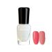 Clear Nail Varnish Shiny Top Coat Gel Fast Drying Clear Nail Gel Polish - High Gloss Finish & Long-Lasting No Need UV/LED Lamp Cure Air Drying (8ml) Clear Top Coat