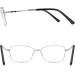 Reading Glasses Blue Light Blocking - Lightweight Anti-Glare Readers for Women with Spring Hinges - Black Frame Silver Bridge 2.25x Magnification - Buy Online on GoSupps.com
