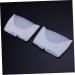 FRCOLOR 2 Pair Toe Shoe Covers - White Toe Separators for Plantar Relief - Comfortable Foot Care Accessories - Buy Online on GoSupps.com