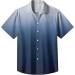 Men's Hawaii Shirt - Relaxed Fit Short Sleeve Button-Down Boho Style 3XL Marine - Perfect for Holidays - Buy Online on GoSupps.com