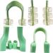Beatifufu 1 Set Nose Clip Set Nose Bridge Straightener Night Nose Clips Sleeping Nose Clip Nose Nasal Stopper Clips Nariz U-type Nasal Woman Nose Clips U-type Nose Clips 5.3x3.8cm Green - Buy Online on GoSupps.com
