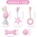 AnVerse 5 Pack Dog Toys Rope & Ball - Chewing & Dental Care Toys for Small Dogs - Pink - Buy Online on GoSupps.com