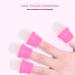 DECHOUS 10PCS Nail Removing Covers Manicure Soaker Caps Reusable Durable PP Material for UV Gel Polish Removal - Buy Online on GoSupps.com