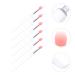 Buy 6pcs Silicone Lip Brush Set - Lipstick & Eyeshadow Applicators for Perfect Makeup | International Shipping - Buy Online on GoSupps.com
