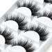 False Eyelashes 6D Flexible False Lashes Reusable Handmade Cross Mink Fake Eye Lashes for Makeup 5 Pairs Natural Looking Black Eyelashes Cruelty Free by ICYCHEER (3) - Buy Online on GoSupps.com