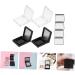  PAMINGONO 2-Piece Makeup Storage Box Set: Black and Transparent Boxes with Trays for Eyeshadows and Lipsticks - Practical for Organizing and Personalizing - Buy Online on GoSupps.com