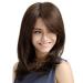 Buy Haircube Dark Brown Wigs for Women - Natural Side Part Ombre Shoulder-Length Smooth Hair Wig 50.8 cm - Shop Now! - Buy Online on GoSupps.com
