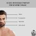 Man's Beard - Transparent Precision Beard Shaving Gel with Aloe Vera - Sensitive Skin - 75 ml - Ingredients of Natural Origin - 100% Made in France - Buy Online on GoSupps.com