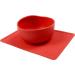 Modaliv Scooper Bowl with Silicone Suction Base (34oz) - Red, Food Grade Silicone, Dishwasher & Microwave Safe - Adaptive Equipment for Adults - Buy Online on GoSupps.com