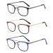 Suertree 3pcs glasses anti Blue Light Reading Glasses Feders hinges computer reading glasses anti glare glasses JH190 1.5x 3PCs Anti Blue 1.5 diopters