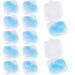 12 Pair Waterproof Noise Cancelling Silicone Ear Plugs  Reusable Sound Blocking Earplugs for Sleeping  Snoring  Swimming  Travel  Concerts  Shooting  Mowing  Studying and Work