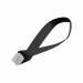 Single Side Pull Bunion Orthosis Day And Night Wearable Shoes Big Toe Overlap Toe Separator Tension Band Cloth Steel It (Black B) B Black