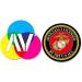 U.S. Marine Corps Officially Licensed 4x4 Inch Earned Never Given Marine Round Vinyl Decal - Buy Online on GoSupps.com