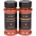 (2 PACK) HOT + SWEET SMOKED Spanish Paprika - Kiva Gourmet - From The Famous La Vera Region of Spain - 4 oz Total WT