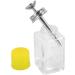 PATKAW Clear Pump Dispenser Bottle - 6oz Multi-function Press Type Bottle with Metal Flip Cover - Liquid Pressing Bottle Nail Polish Remover Dispenser Refillable Bottle - Buy Online on GoSupps.com