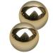 Baluue Gift Hand Massage Balls Brass Hand Rolling Balls Portable Metal Balls Desk Decoration 1 5 Inch 2 Pcs Massagers