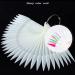 250 Pcs Stiletto Nail Tips Color Display Sticks with Metal Ring Holder - Natural Color - Buy Online on GoSupps.com