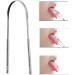 Libcflcc Stainless Steel Tongue Scraper - Best Adult Tongue Cleaner with Anti-Slip Handle | Maximum Clean & Smooth Surface Design - Buy Online on GoSupps.com