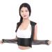 Adjustable XL Black Lumbar Support Belt - Self-Warming Back Support for Pain Relief & Decompression | Lightweight & Breathable Design - Buy Online on GoSupps.com