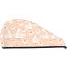 Geese and Flower Microfiber Hair Towel | Soft Super Absorbent Quick Dry Wrap for Long Curly & Thick Hair - Coral Velvet - Buy Online on GoSupps.com