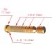 Yeseje Brass Arrow Inserts with Embossed Surface for .245 Inner Diameter Carbon Arrows - 12 Pack, 100 Grain - Buy Online on GoSupps.com