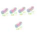 JECOMPRIS tweezers 5 sentences double -layer glasses case double -layer storage case Storage bottles for breast milk contact lens solution travel accessories sensitive contact holders