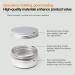 Aluminium Jars Small Silver Jar Round Metal Box Small Hermetic Metal Box Empty Cosmetic Container Empty Candle Jar Small Box for Makeup Candle Travel Storage 4 Pieces 15g - Buy Online on GoSupps.com